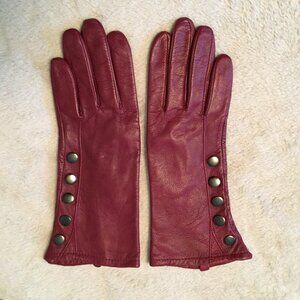 NINE WEST leather gloves sz S